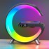 2024 Popular Product 15W Alarm Clock Portable Bt Speaker Wireless Charger RGB LED Digital For iphone 15 14 13 12 Trending 2024