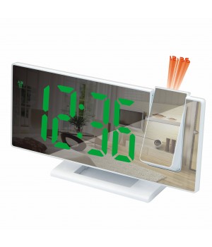 Digital led projector wall desk clock smart alarm digital desktop electronic clock