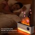 2024 New Products Home Air Humidifier Fragrance Perfume Diffuser Rock Clock Flame Aroma Diffuser