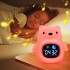 Bright LED Digital Alarm Clock for Kids - Customizable Bedside Decor with Night Light and Sound Speaker