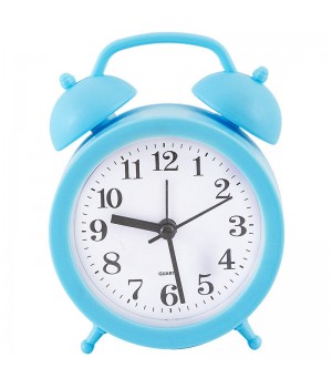 Cartoon student bedside small alarm clock desktop desktop wake up device alarm bell bell clock