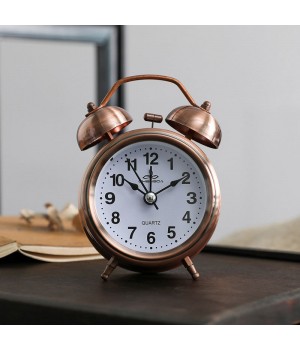 twin bells alarm clock Silent Non Ticking Quartz Metal Retro mini two double large squid digital sunrise kids game mirror smart