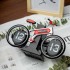 2024 New Trending Wholesale Office Desk clock Bicycle Appearance Digital clocks For Home Luxury