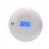 Modern Mini Exclusive Desktop Round Table Wake Up Deaf /Hearing Impaired Light Vibrating Decorative Four Mode of Alarm Clock