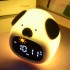 Modern Cartoon color Light Puzzle Bell Music Speaker Cute Face White Noise Machine Infant Children Sunrise Projector Alarm Clock