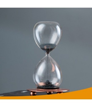 Wholesale Metal Hour Glass Sand clock Timer 30 Minute Hourglass Office Business Gift Golden Rotating Decor