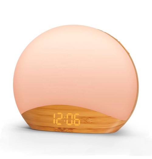 Hi-FiD New Trend 26 Sleep Sounds Wake Up Light Sunrise Alarm Clock Sound Machine Nightlight